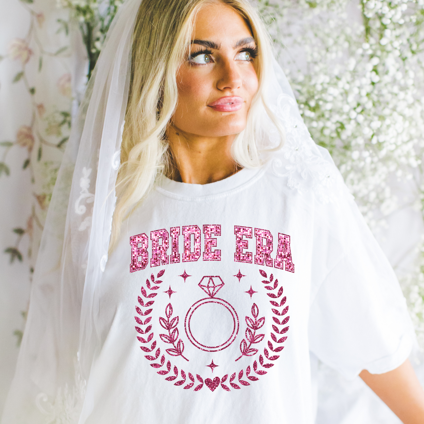 Faux Sequin Bride Era DTF Transfer