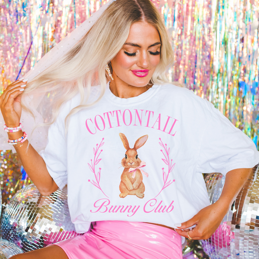 Cottontail Bunny Club DTF Transfer