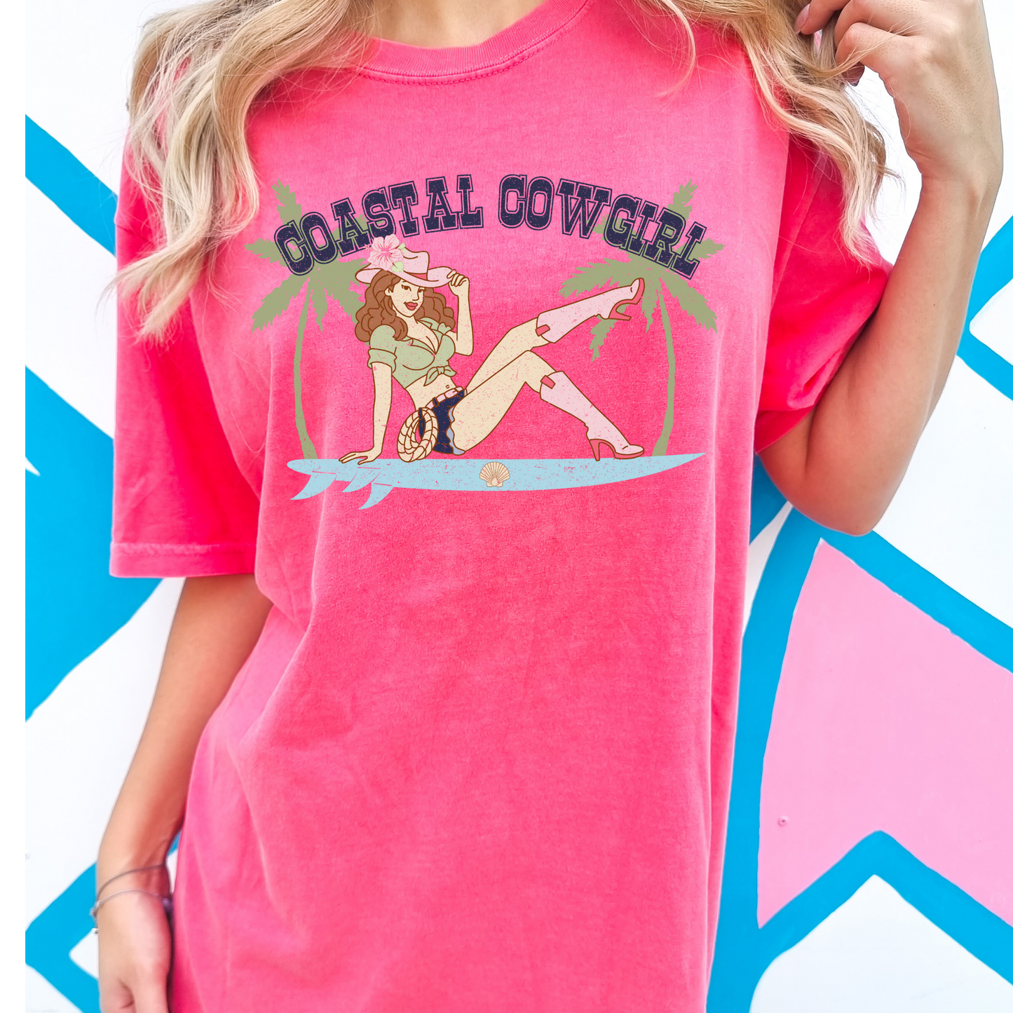 Coastal Cowgirl 3 Western DTF Transfer