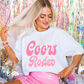 Pink Coors Rodeo Western DTF Transfer