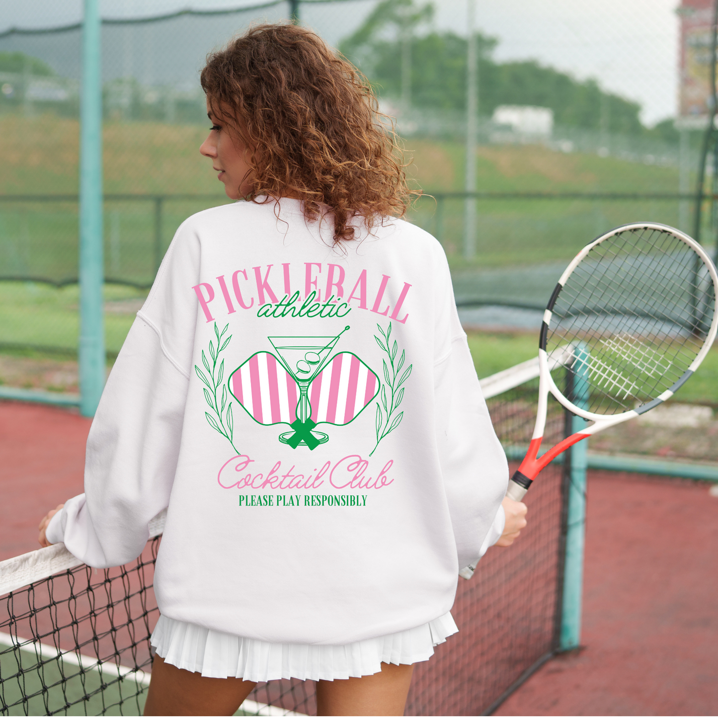 Pickleball Athletic Cocktail Club DTF Transfer