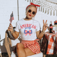 American Girly Coquette 4th of July DTF Transfer