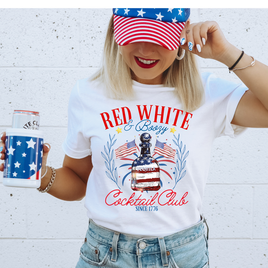 Red, White & Boozy 4th of July DTF Transfer