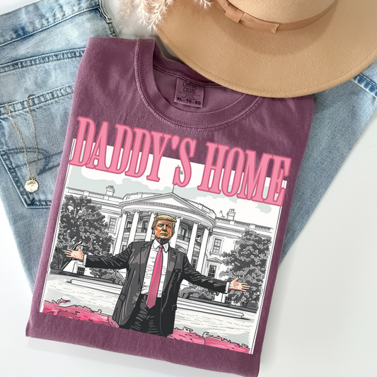 Sketch Daddy's Home Donald Trump DTF Transfer