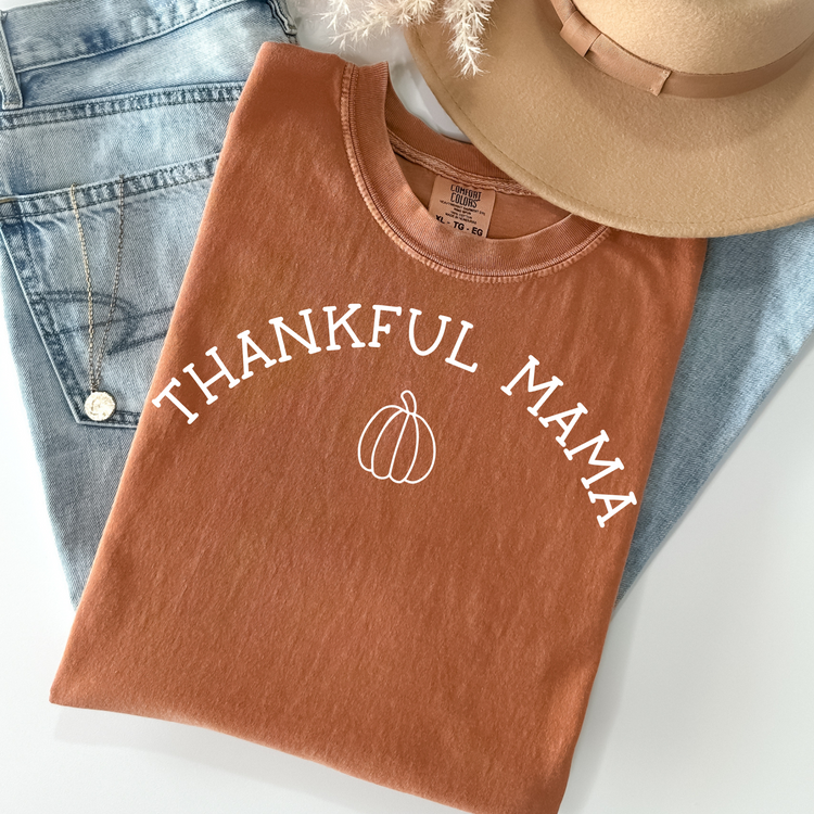 Thankful Mama Screen Print Transfer