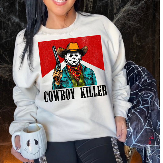 Cowboy Killer Western Halloween DTF Transfer