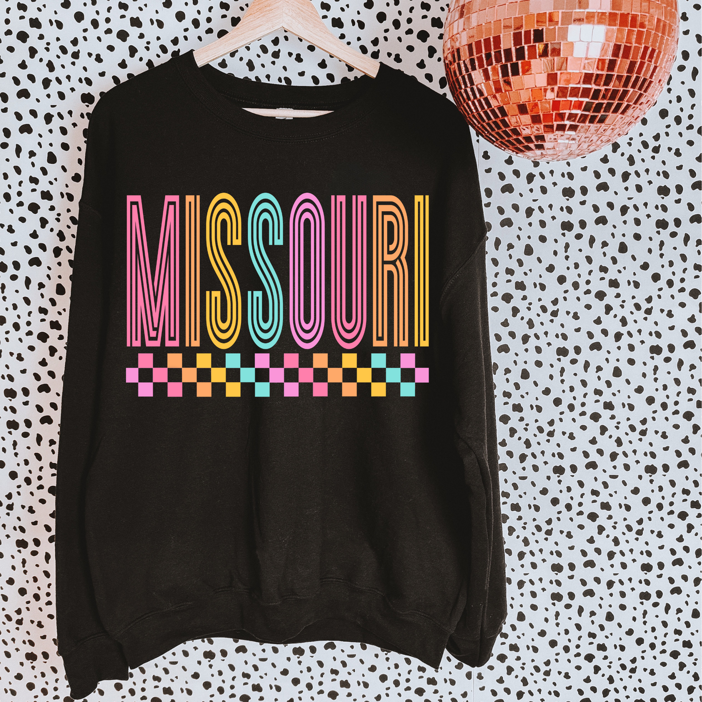 Missouri Neon Lines DTF Transfer