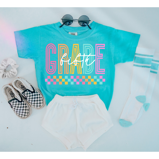 Fifth Grade Neon Lines Back to School DTF Transfer