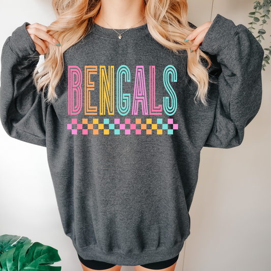 Bengals Neon School Spirit DTF Transfer