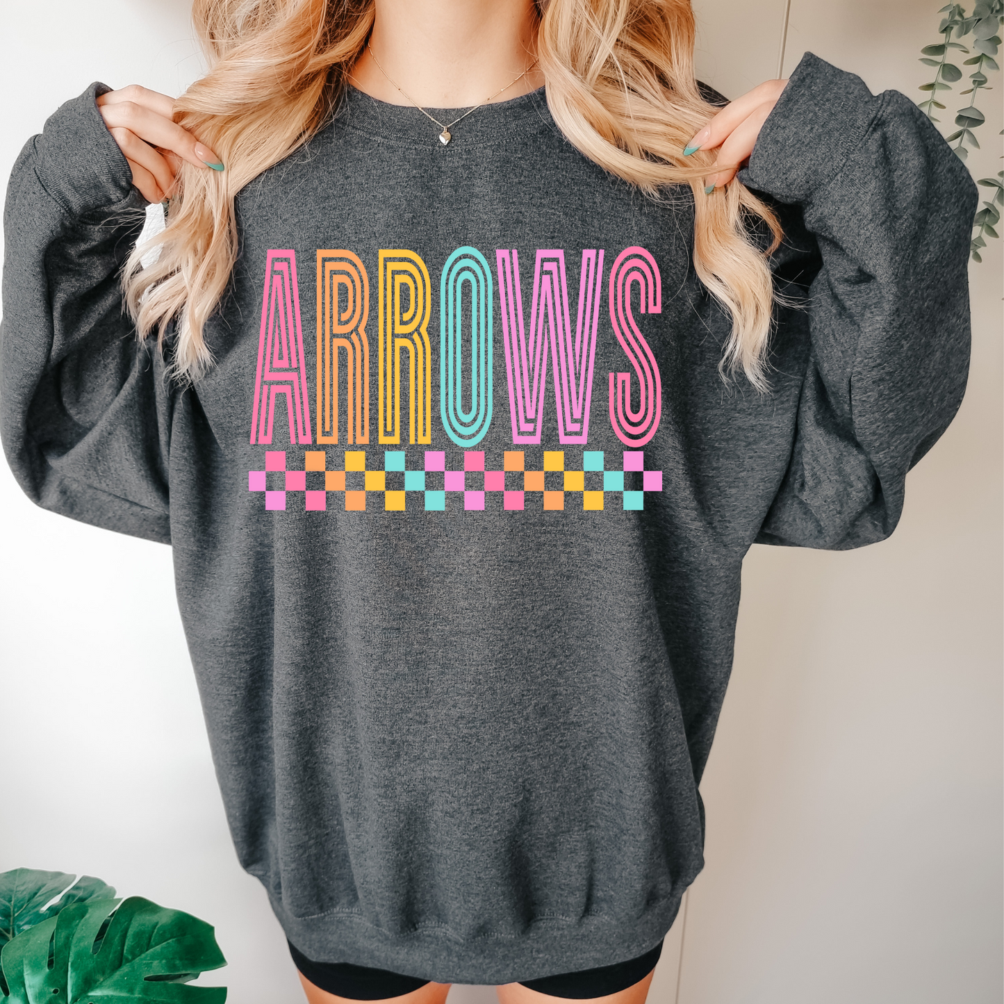 Arrows Neon School Spirit DTF Transfer