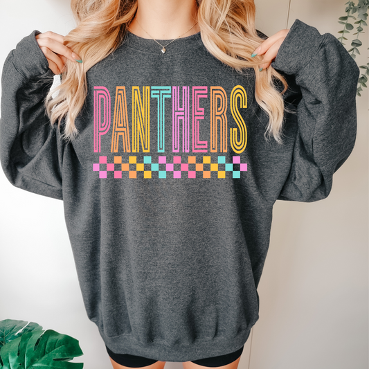 Panthers Neon School Spirit DTF Transfer