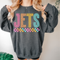 Jets Neon School Spirit DTF Transfer