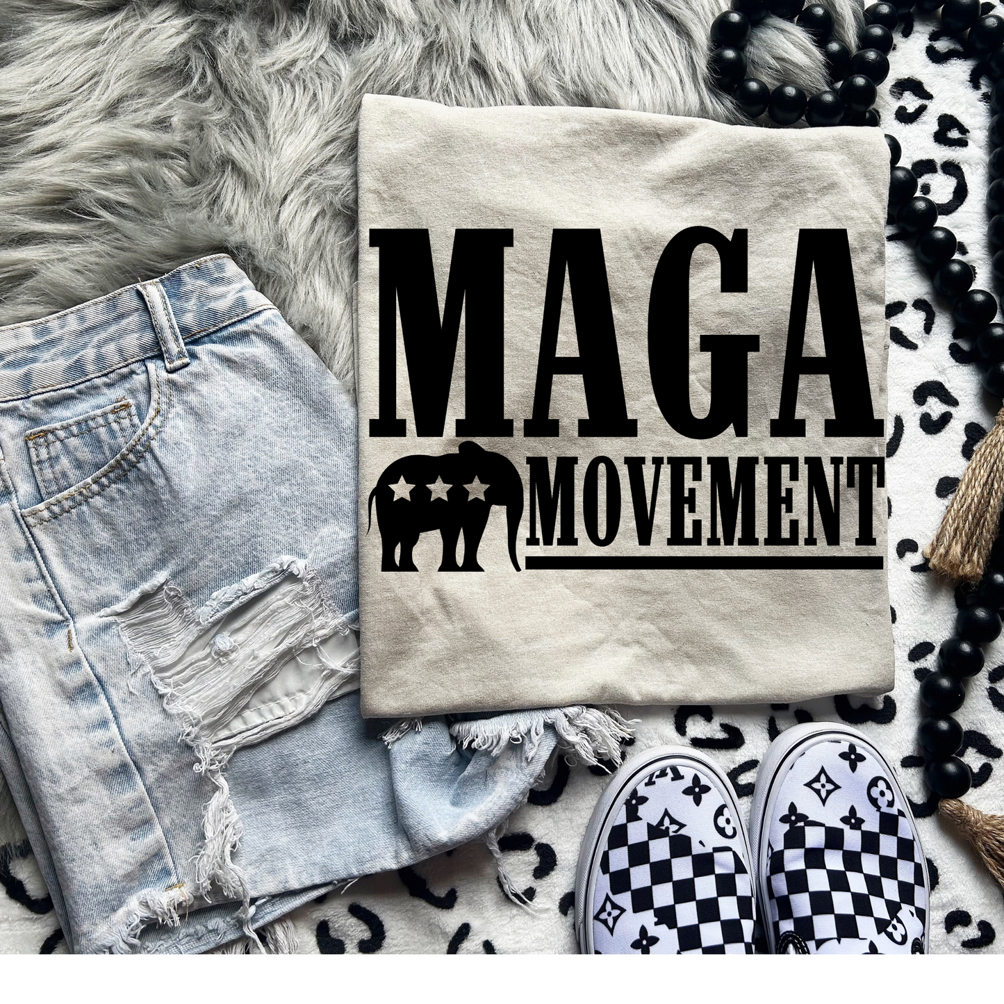 Maga Movement Trump DTF Transfer