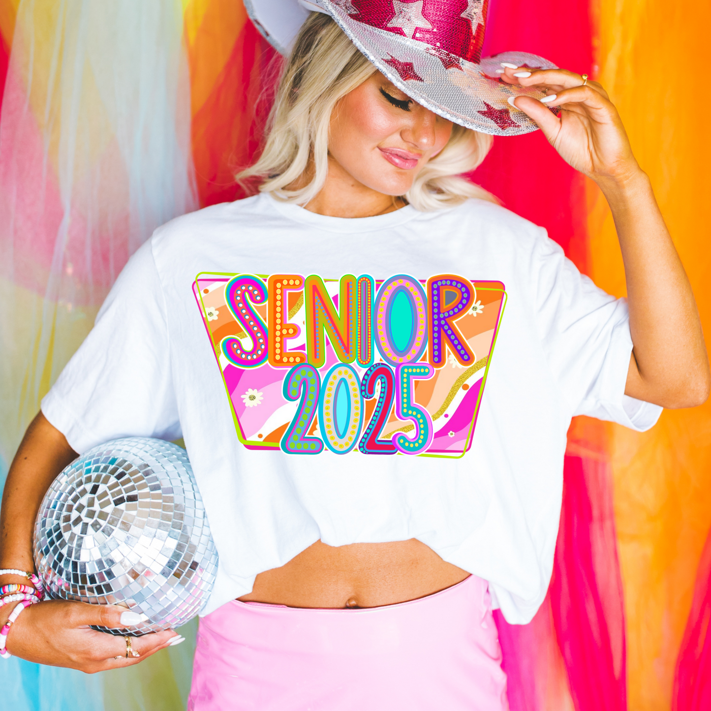 Senior 2025 Colorful DTF Transfer