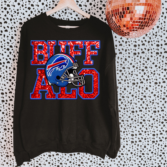 Buffalo Faux Sequin DTF Transfer