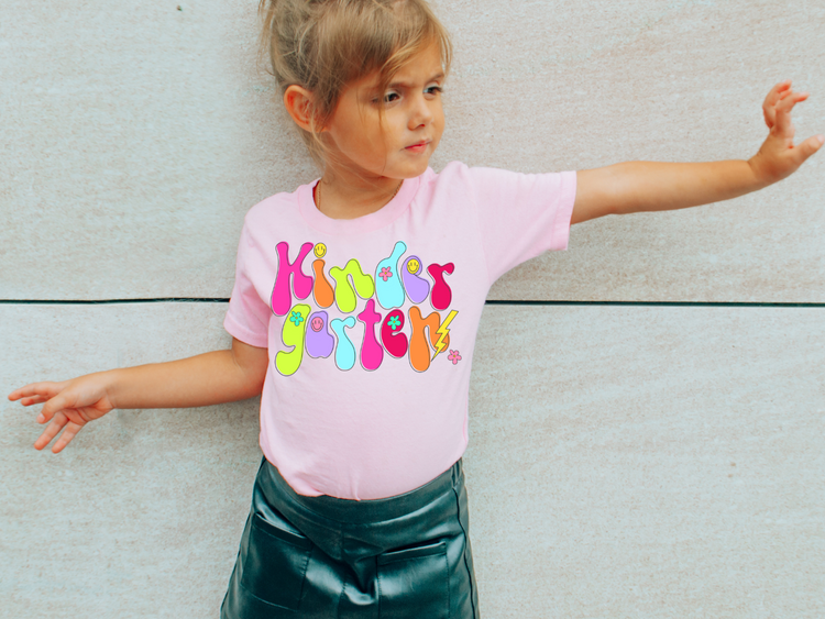 Retro Kindergarten Grade Back to School DTF Transfer