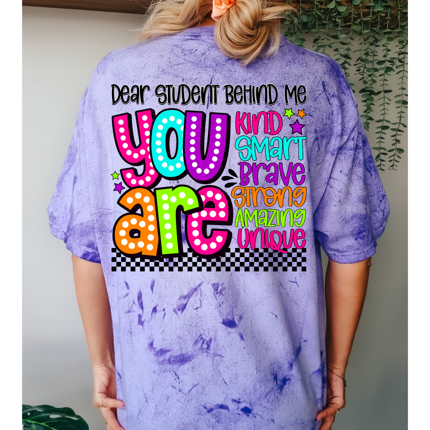 Dear Student Behind Me Teacher DTF Transfer