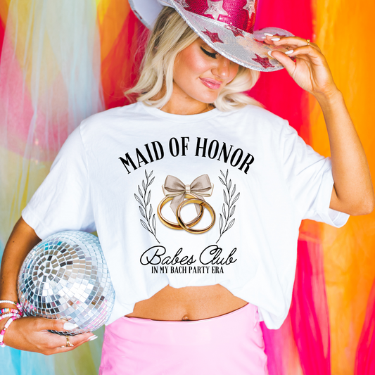 Maid Of Honor Babes Club DTF Transfer