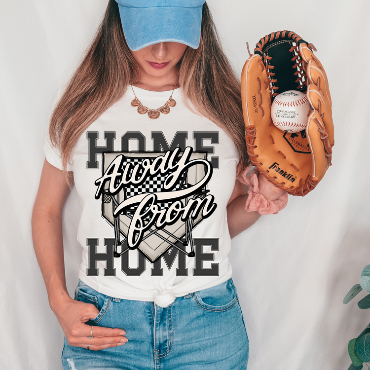 Home Away From Home Baseball DTF Transfer