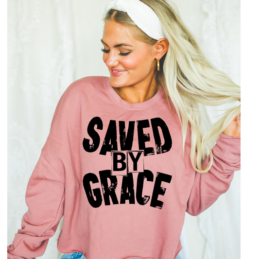 Saved by Grace Faith DTF Transfer