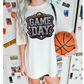 Game Day Rhinestone 2 Basketball DTF Transfer