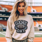 Rhinestone Black Game Day Football DTF Transfer