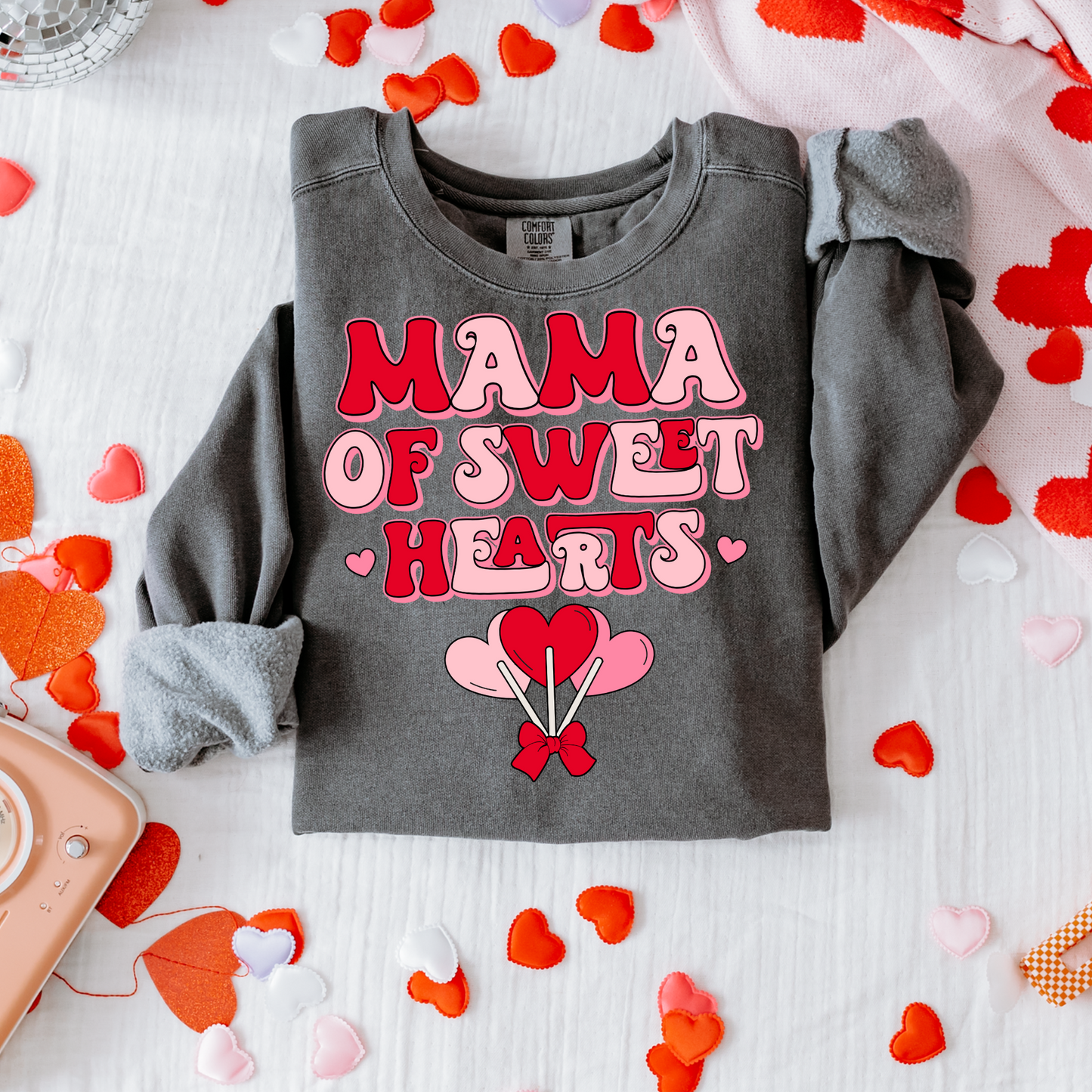 Mama of Sweet Hearts Valentine's DTF Transfer