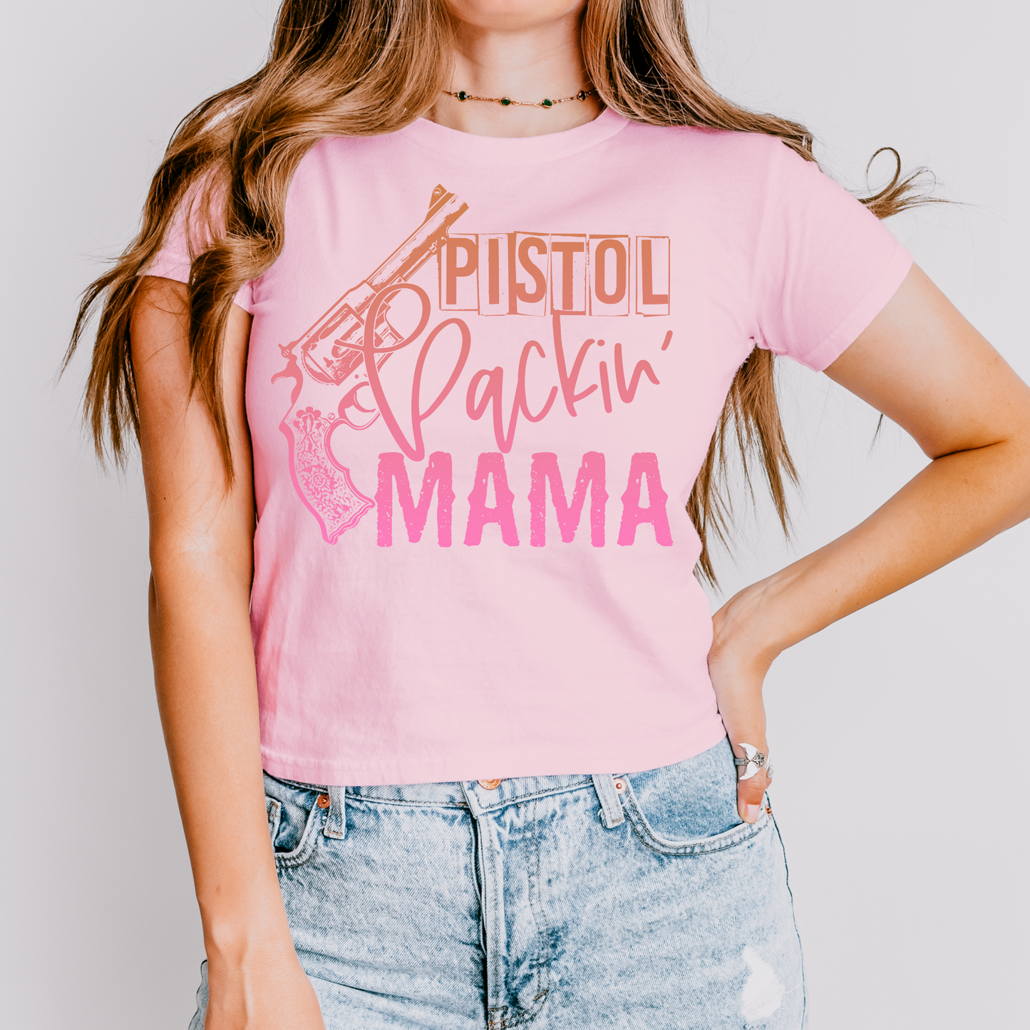 Pistol Packin' Mama DTF Transfer