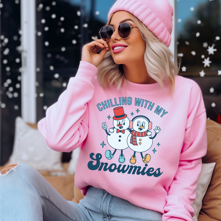 Chillin' with my Snowmies DTF Transfer