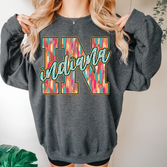 Brushstroke Indiana DTF Transfers