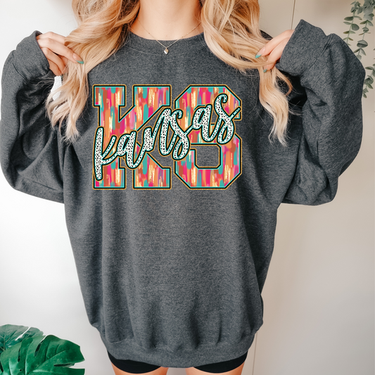 Brushstroke Kansas DTF Transfers
