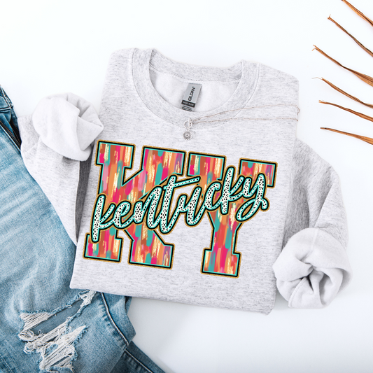 Brushstroke Kentucky DTF Transfers
