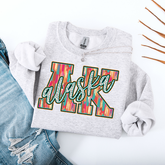 Brushstroke Alaska DTF Transfers
