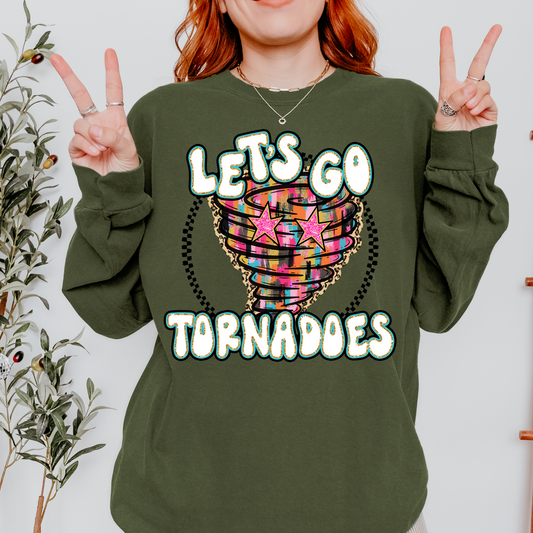 Let's Go Tornadoes DTF Transfer