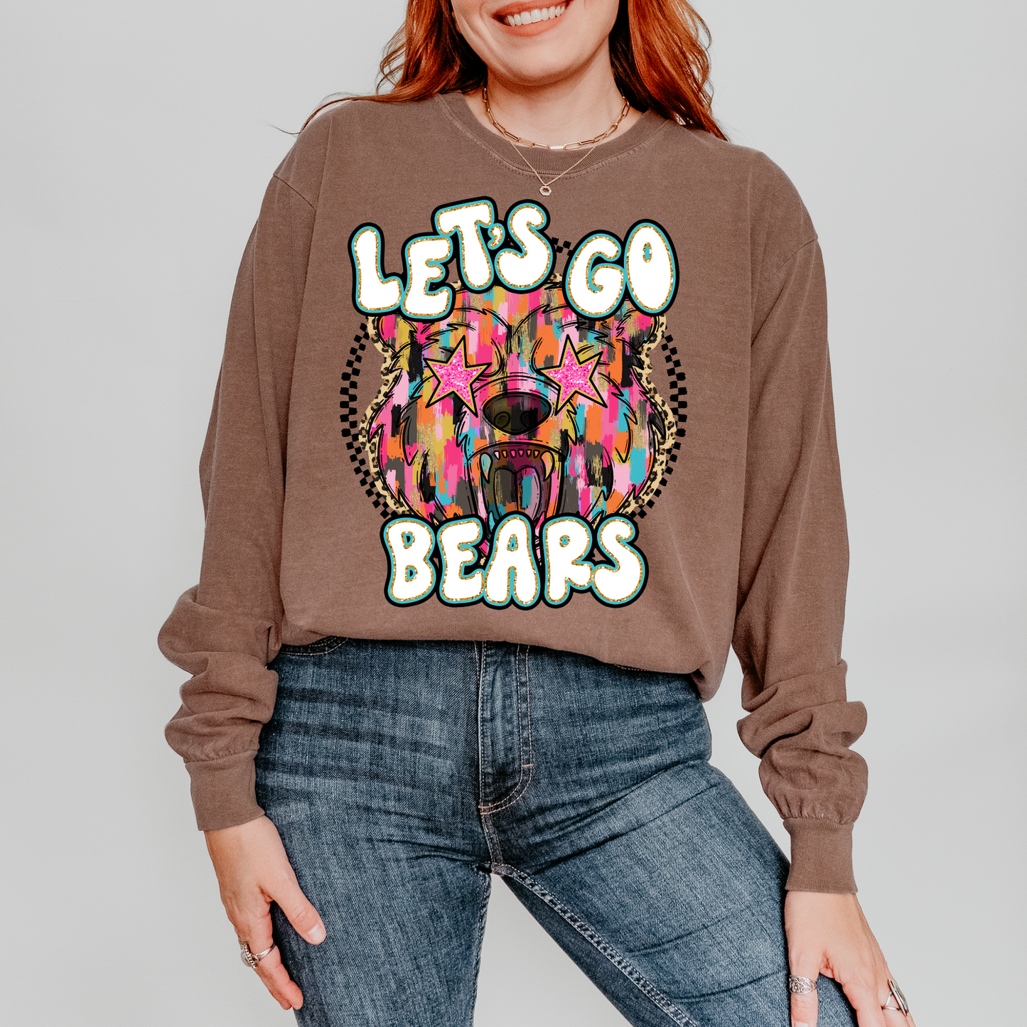 Let's Go Bears DTF Transfer