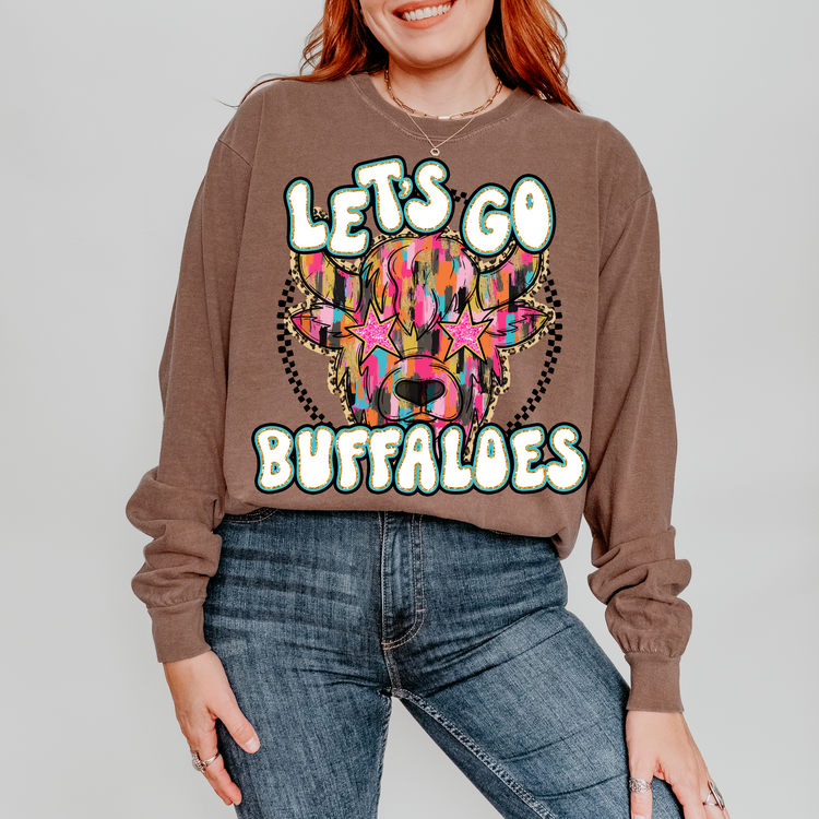 Let's Go Buffaloes DTF Transfer