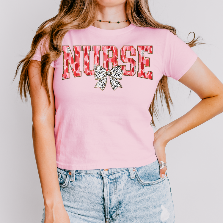 Nurse Brushstroke Valentine's DTF Transfer