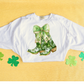 Watercolor Floral Clover Boots Saint Patrick's Day DTF Transfer