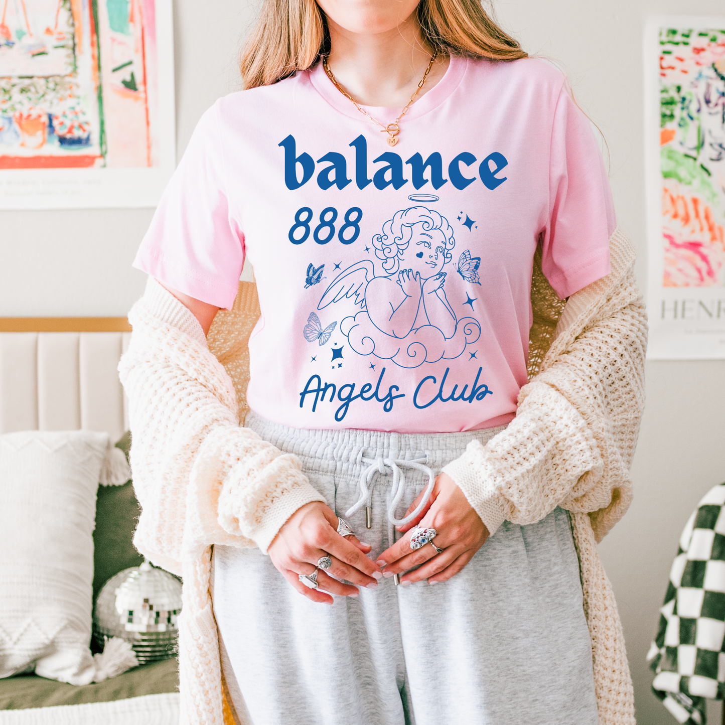 Balance 888 Angels Club Valentines DTF Transfer