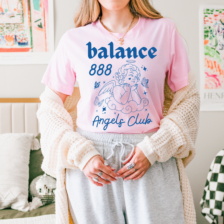 Balance 888 Angels Club Valentines DTF Transfer