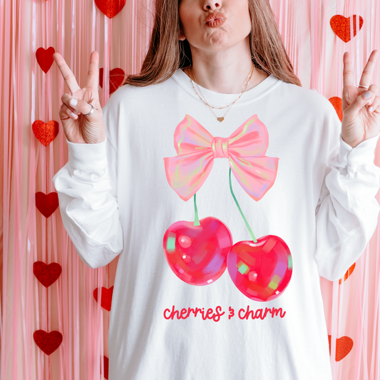 Cherries & Charm DTF Transfer