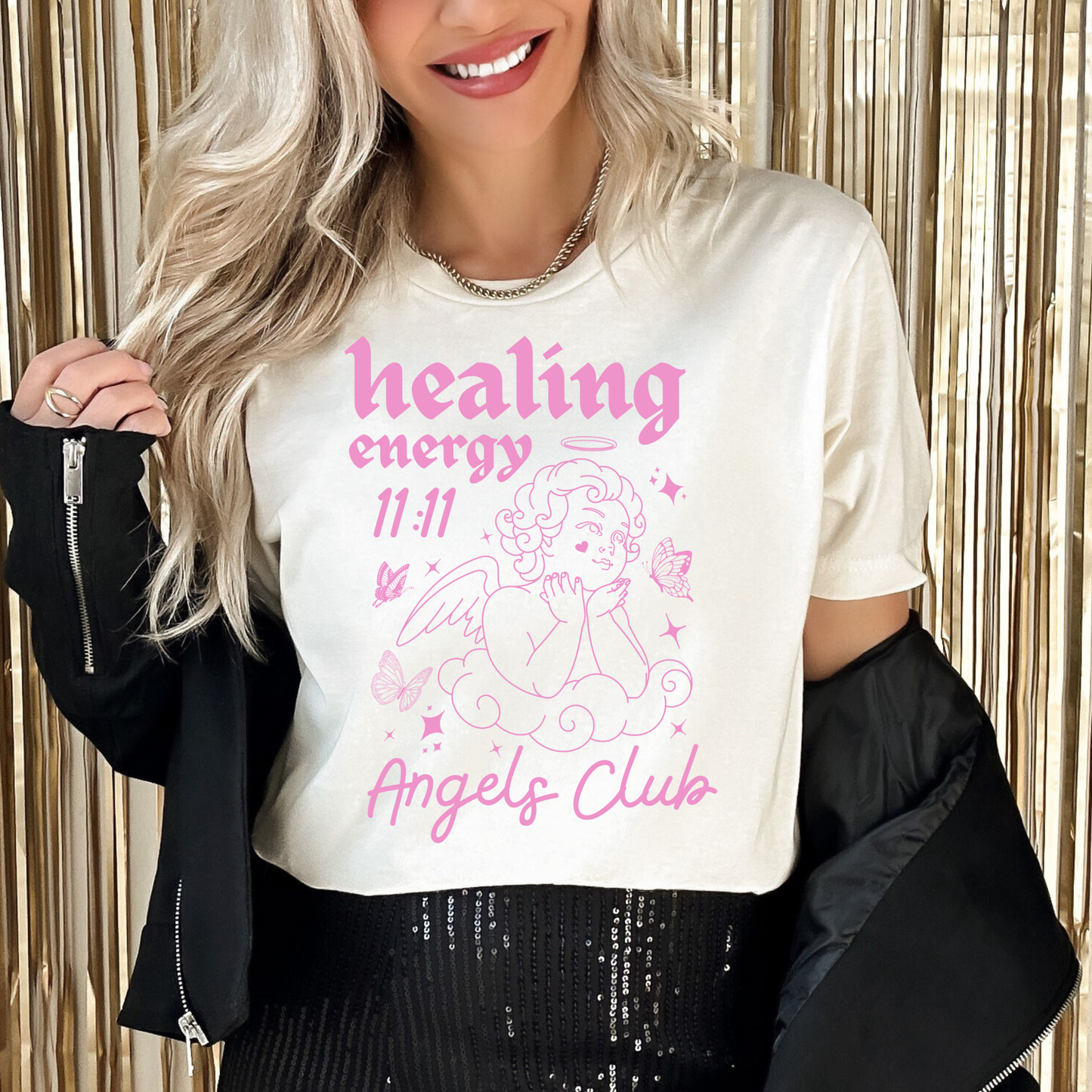 Healing Energy 11:11 Angels Club Valentines DTF Transfer