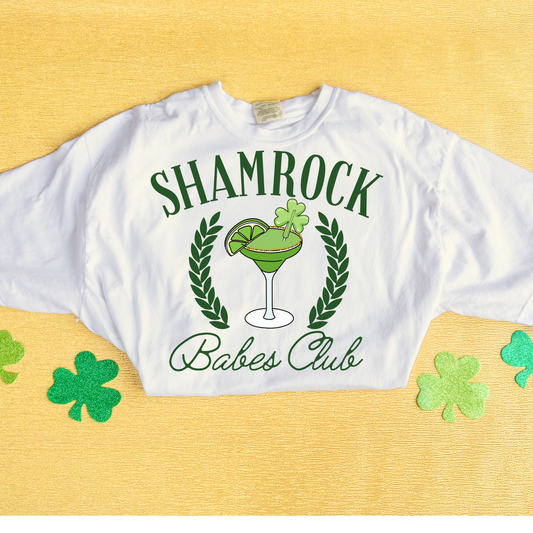 Shamrock Babes Club Saint Patrick's Day DTF Transfer