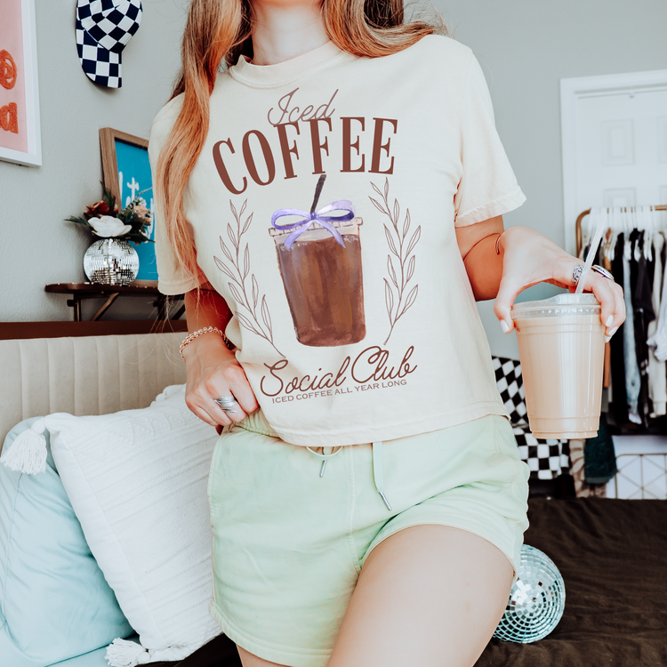 Iced Coffee Social Club DTF Transfers