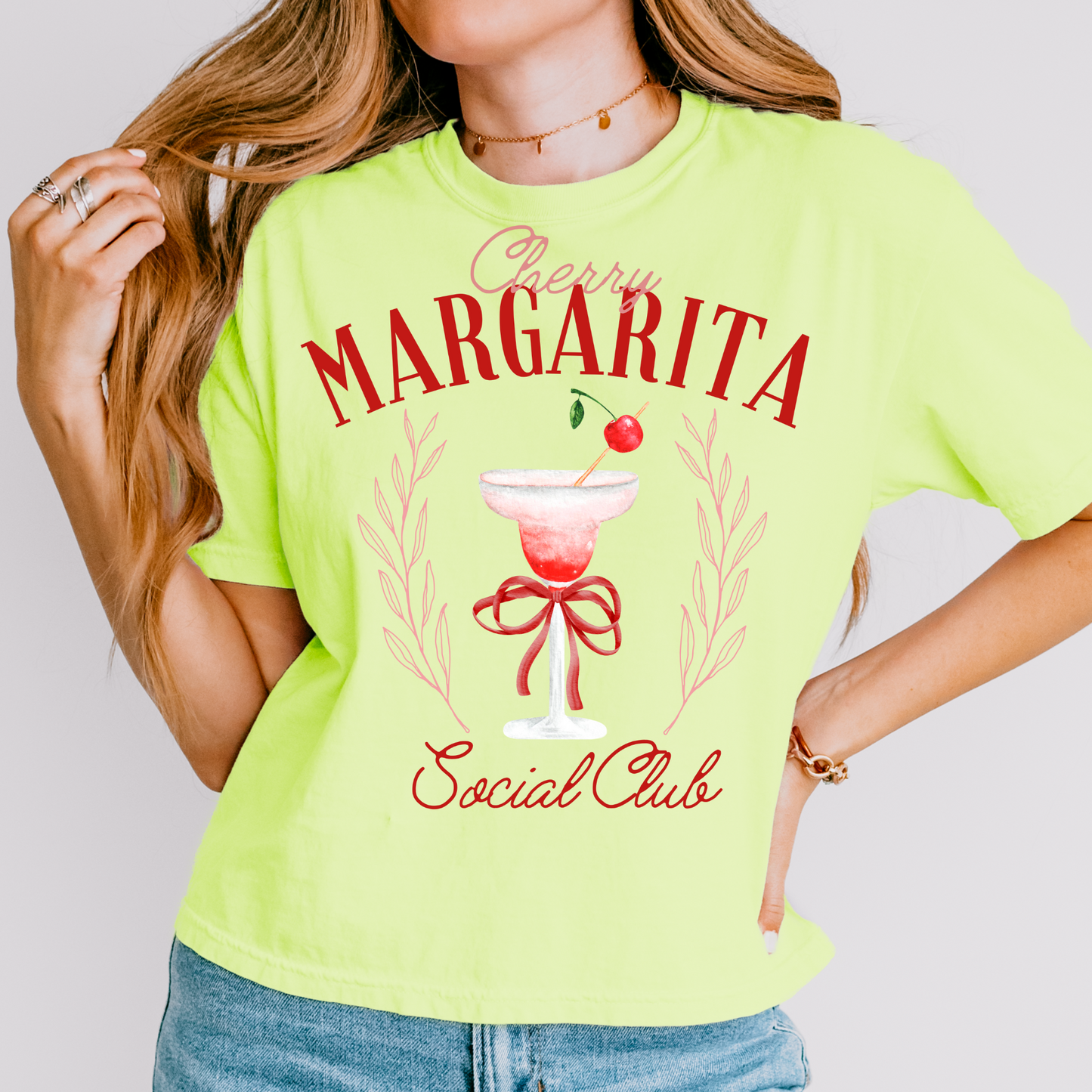 Cherry Margarita Social Club DTF Transfers