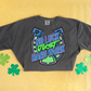 Western No Luck, Just Hard Work Purple Saint Patrick's Day DTF Transfer