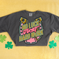 Western No Luck, Just Hard Work Pink Saint Patrick's Day DTF Transfer