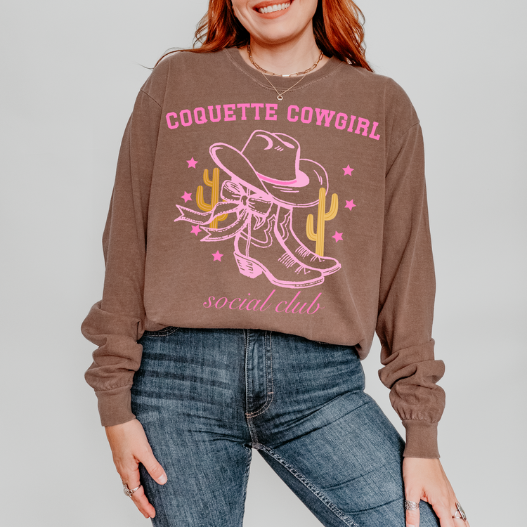 Coquette Cowgirl Social Club DTF Transfer