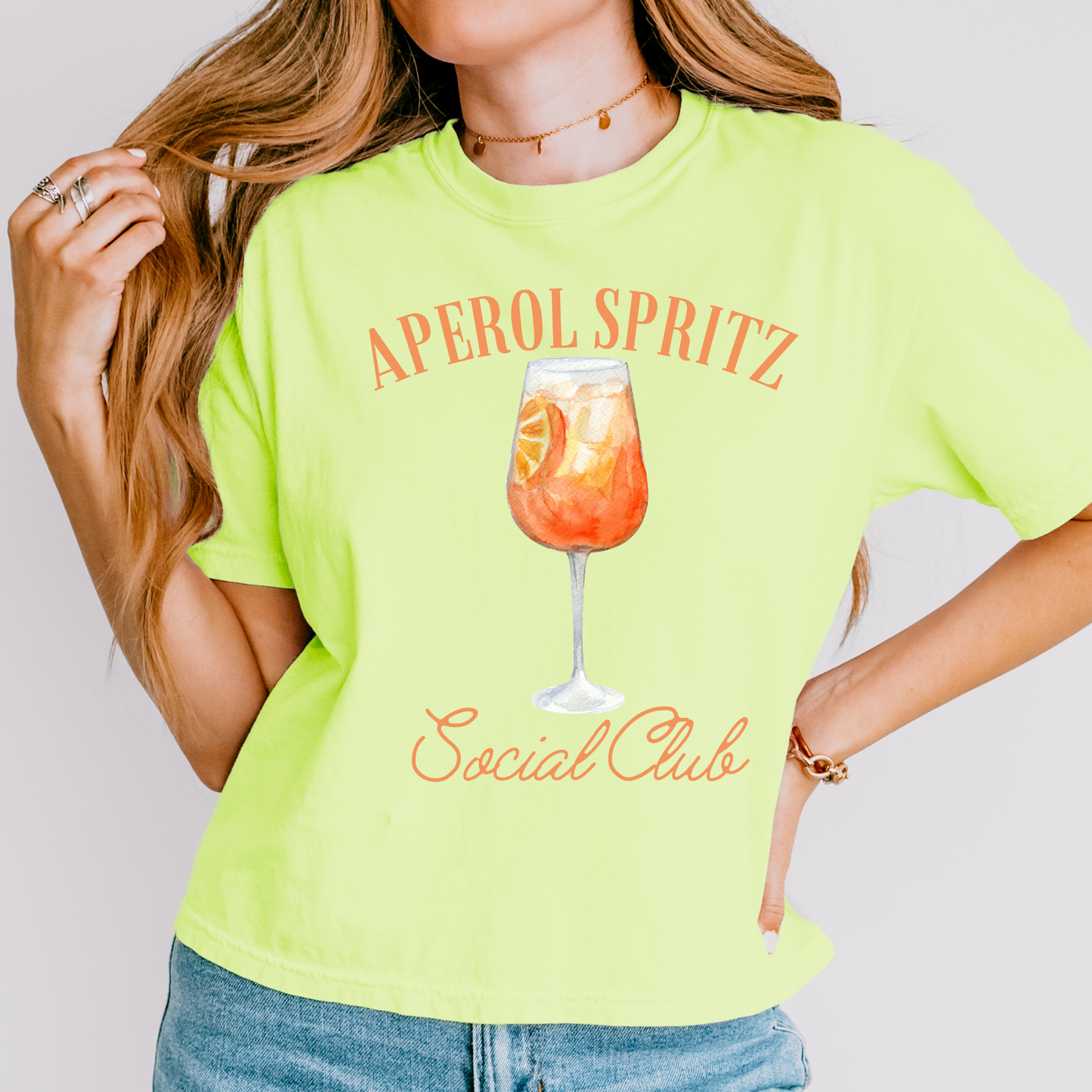 Aperol Spritz Social Club DTF Transfer