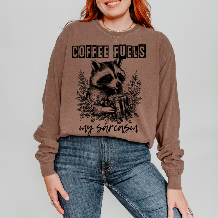 Coffee Fuels My Sarcasm PNG Digital Download
